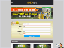 Tablet Screenshot of mmo4pal.com
